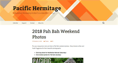 Desktop Screenshot of pacifichermitage.org