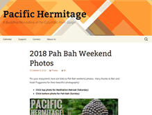 Tablet Screenshot of pacifichermitage.org